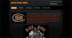 Desktop Screenshot of barebonerides.com